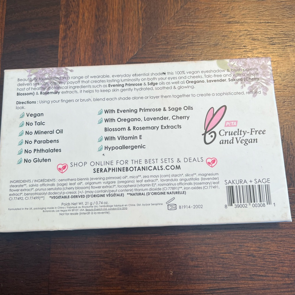 Sakura + Sage - Vegan Eyeshadow & Blush Palette - Picture 6 of 6